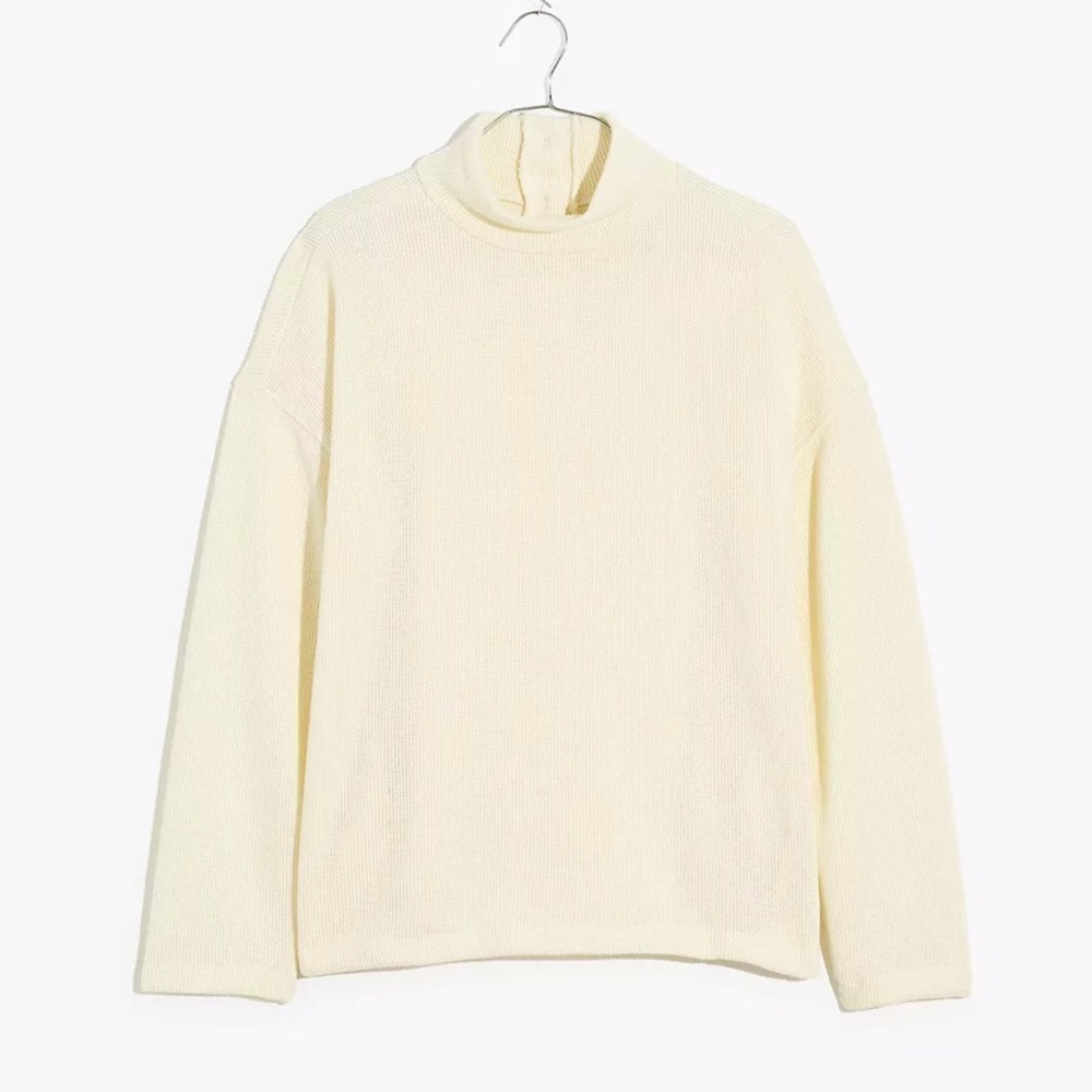 Madewell Texture and Thread mockneck shirt/sweater